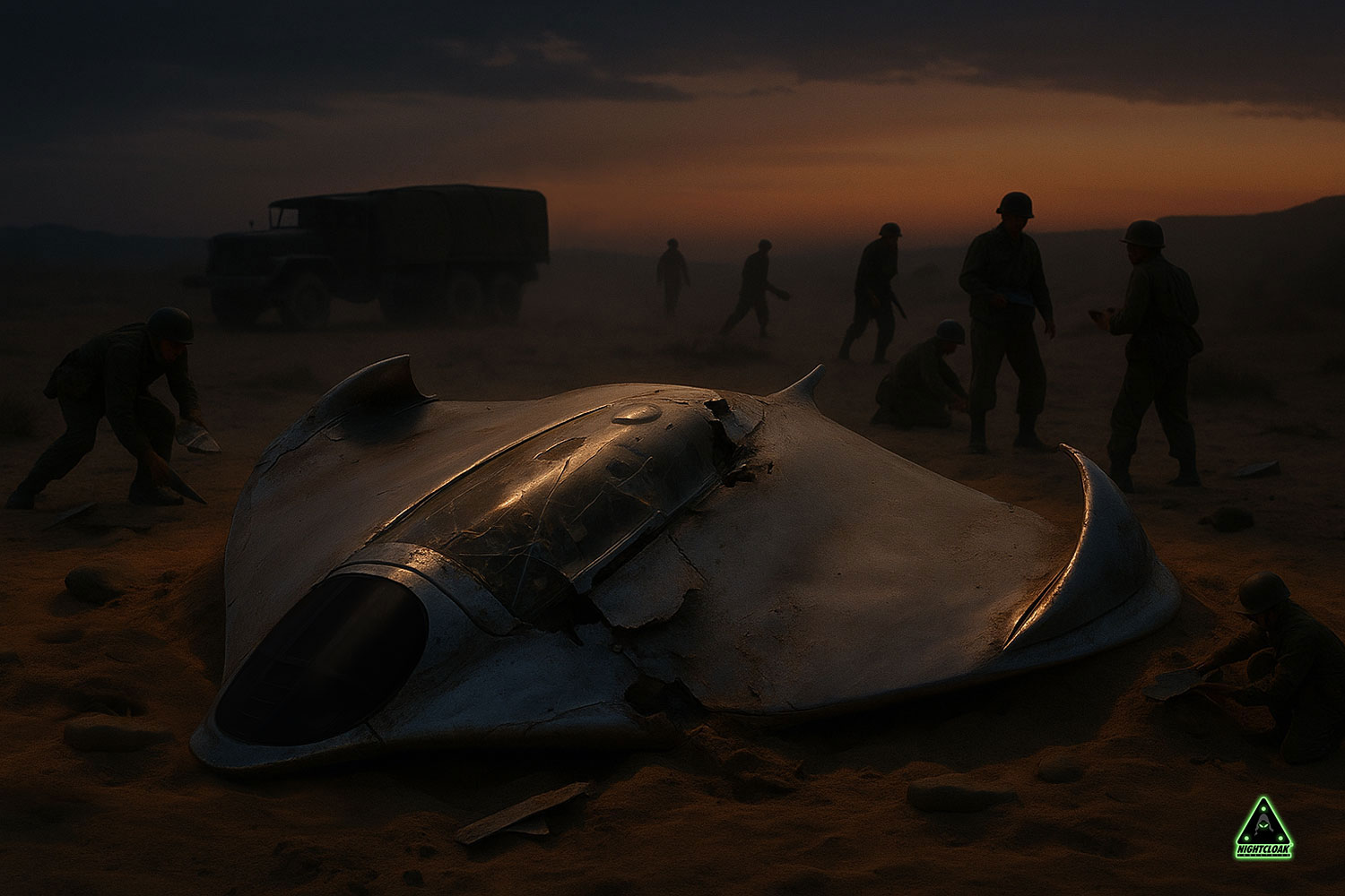Roswell UFO crash recovery 1947